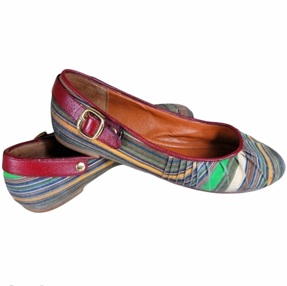 Steve Madden Ballet Flats Sandals Size 8 Stripped